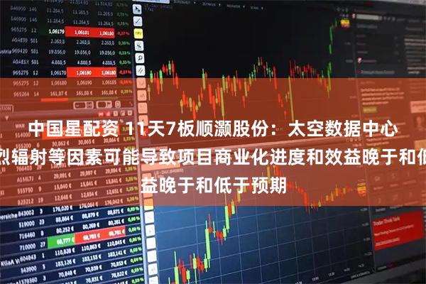 中国星配资 11天7板顺灏股份:太空数据中心面临强烈辐射等因素可能导致项目商业化进度和效益晚于和低于预期